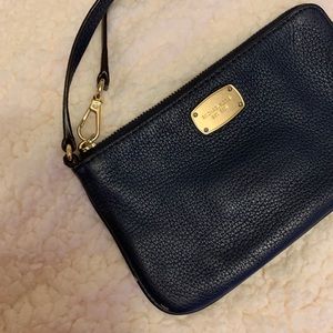 Michael Kors Navy Wristlet